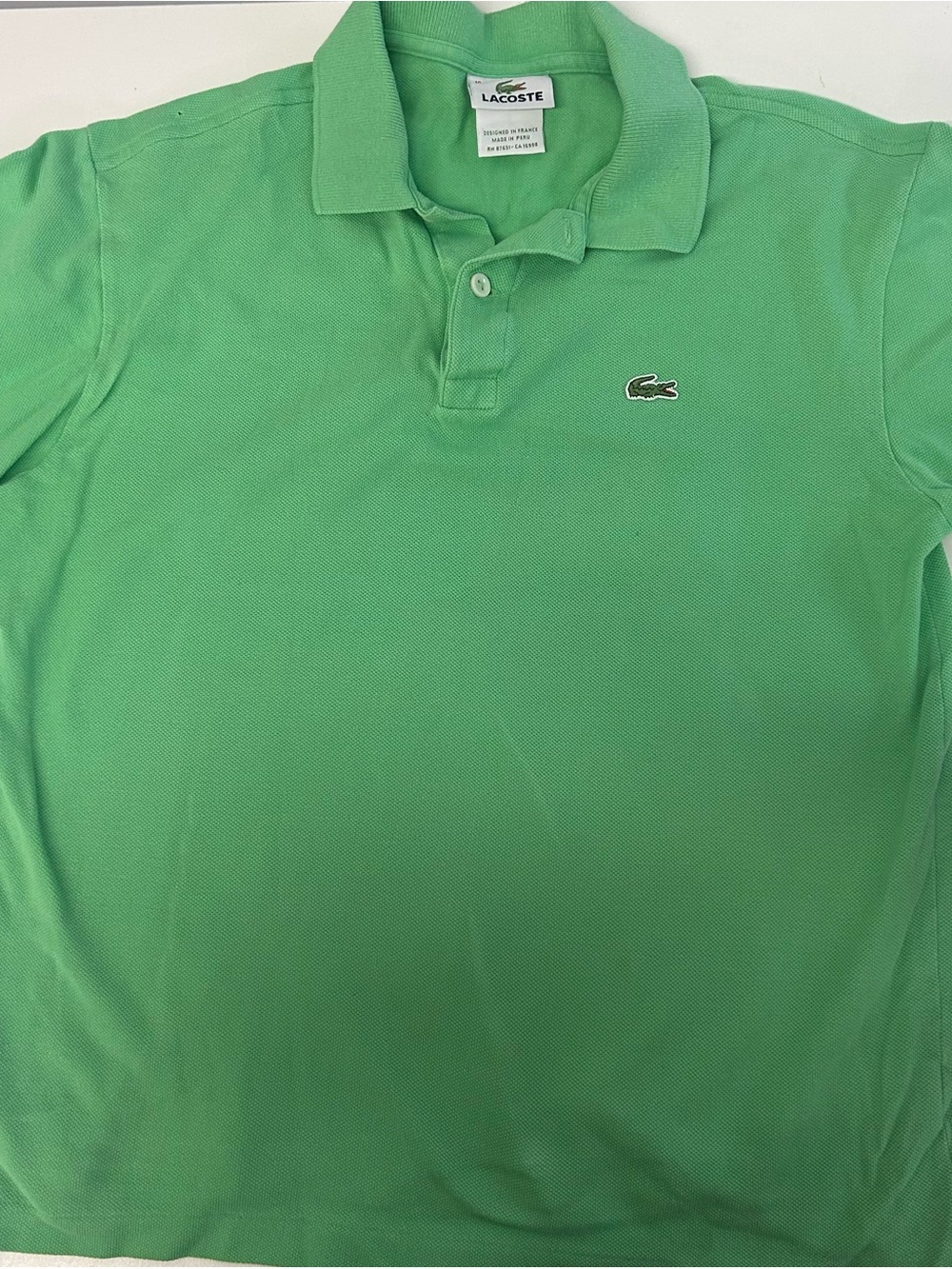 Lacoste Men's Bright Green Crewneck Sweater